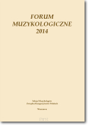 Forum Muzykologiczne 2014