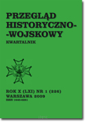 Przegląd Historyczno-Wojskowy nr 1/2009 (226)